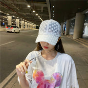 キャップ レディース 帽子 ぼうし 野球帽 花柄 総柄 フラワー メッシュ 涼しい 通気性 かわいい サイズ調節可能 おしゃれ カジュアル 女性 女子 女の子 お出かけ 日よけ 紫外線対策