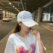 キャップ レディース 帽子 ぼうし 野球帽 花柄 総柄 フラワー メッシュ 涼しい 通気性 かわいい サイズ調節可能 おしゃれ カジュアル 女性 女子 女の子 お出かけ 日よけ 紫外線対策