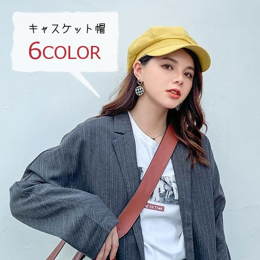 キャスケット帽 キャスケットハット レディース 女性 帽子 キャップ 商品画像