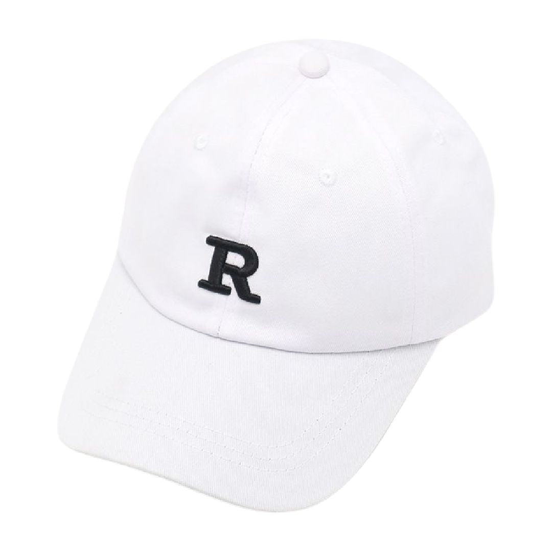 ベースボールキャップ 野球帽 レディース 帽子 つば長 深め R×ホワイト バリエーション画像