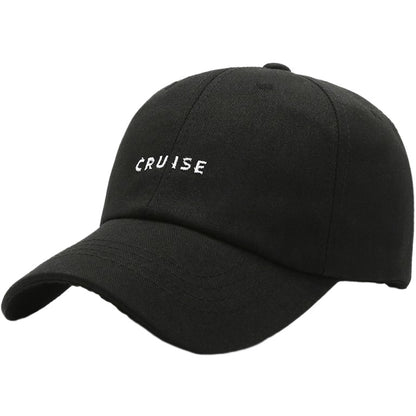 ベースボールキャップ 野球帽 レディース 帽子 つば長 深め CRU×ブラック バリエーション画像