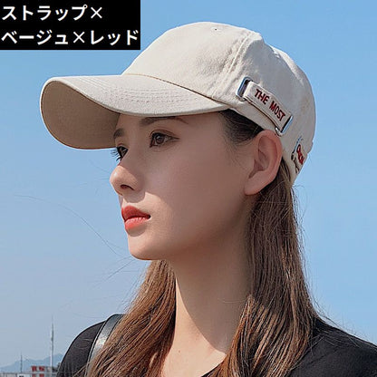 ベースボールキャップ 野球帽 レディース 帽子 つば長 深め 商品画像2