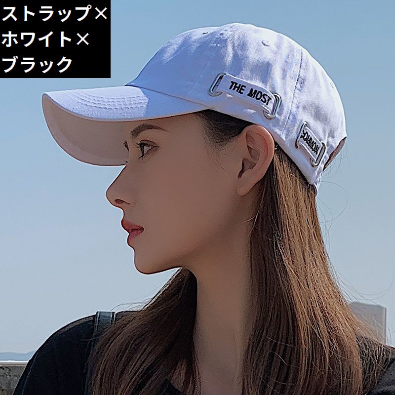 ベースボールキャップ 野球帽 レディース 帽子 つば長 深め 商品画像4
