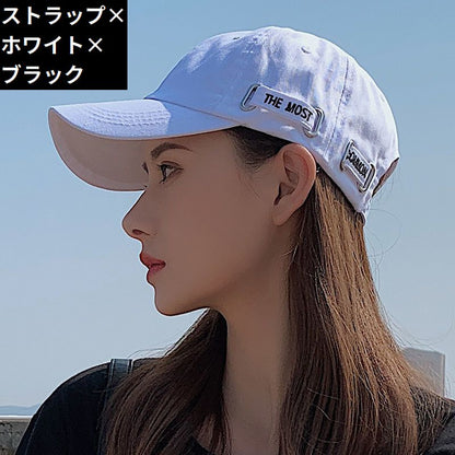 ベースボールキャップ 野球帽 レディース 帽子 つば長 深め 商品画像4