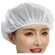 衛生帽 メッシュキャップ 衛生ヘアネット 男女兼用 食品工場 調理用 厨房 キッチン 清掃用 通気性 帽子 キャップ 制服 洗濯可能 使いまわし ユニフォーム 帽子 ゴム