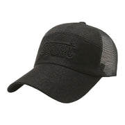 キャップ 野球帽 ベースボールキャップ メンズ 男性 紳士 帽子 サマーキャップ メッシュ 通気性 英字 ロゴ 日よけ 紫外線対策 日除け UV対策 サイズ調整可
