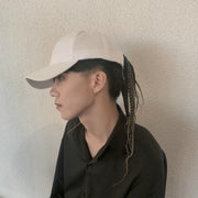 ウィッグ 帽子付き ドレッドヘア ブレイズ 三つ編み キャップウィッグ メンズ レディース かつら 付け毛 ロング 個性的 ヒップホップ イメチェン おしゃれ 女性 男性