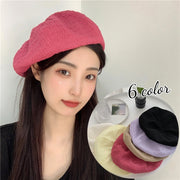 ベレー帽 ベレーキャップ 帽子 ぼうし レディース ベーシック シンプル おしゃれ かわいい 大人可愛い 無地 単色 定番 お出かけ 春夏 カジュアル デイリー 女性用 婦人用