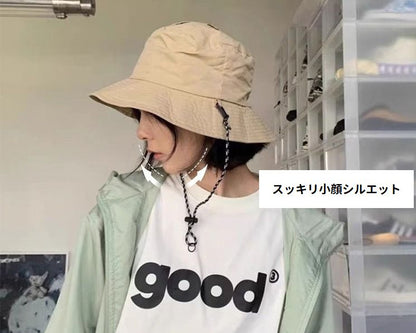 パッカブルハット サファリハット バケットハット 帽子 折りたたみ あご紐付き 商品画像3