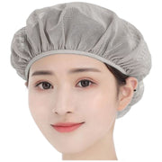 衛生帽 衛生キャップ 給食帽 メッシュ 通気性 ゴム レディース メンズ 男女兼用 調理キャップ 作業帽子 衛生帽子 毛髪落下防止 髪の毛 シンプル 飲食店 キッチン 厨房 業務用