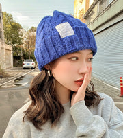 ニット帽 レディース 女性 帽子 ファッション小物 カジュアル カラバリ豊富 秋 冬 防寒 暖かい あったかい おしゃれ かわいい お出かけ ブラック ブルー