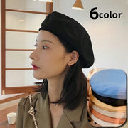 ベレー帽 レディース 婦人用 オールシーズン 四季通用 無地 単色 シンプル おしゃれ かわいい エレガント 上品 フェミニン お出かけ用 普段使い デイリー ファッション小物 大人女子 春 夏 秋 冬