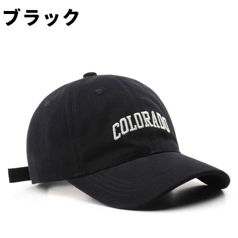 キャップ 帽子 ぼうし つば付き 英字 ロゴ 商品画像5