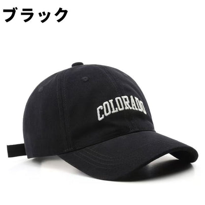 キャップ 帽子 ぼうし つば付き 英字 ロゴ 商品画像5