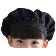 シェフ帽 コック帽 ぼうし 帽子 キッズ 子ども 子供 給食 三角巾 調理実習 家庭科 学校 料理 無地 シンプル カラバリ豊富