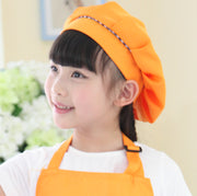 シェフ帽 コック帽 ぼうし 帽子 キッズ 子ども 子供 給食 三角巾 調理実習 家庭科 学校 料理 無地 シンプル カラバリ豊富