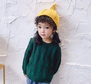 ニット帽 とんがり帽子 ニットキャップ ぼうし ねじれ キッズ ベビー 子供用 男の子 女の子 かわいい おしゃれ キュート シンプル 防寒 単色 無地 お出かけ カラバリ豊富 ポカポカ 男児 女児