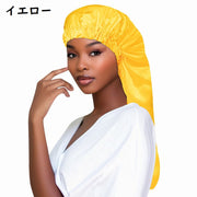 ナイトキャップ レディース ヘアキャップ ロング ロングヘア ショートヘア ヘアケア 就寝用 髪保護 黒 青 白 ピンク 髪 夜 就寝中 睡眠 保湿 摩擦 カラバリ豊富