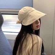 キャップ レディース 女性 帽子 ハット つば広 リボン 蝶結び 日焼け防止 紫外線対策 UVカット かわいい おしゃれ フェミニン カジュアル お出かけ