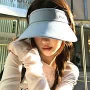 サンバイザー 帽子 レディース 女性 メンズ 男性 オープントップ 折りたたみ 軽量 日よけ アウトドア 旅行 海 ビーチ サンハット 散歩 持ち運び 男女兼用