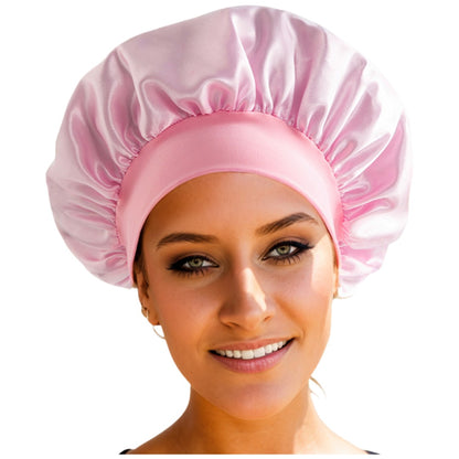 シャワーキャップ ヘアキャップ 浴用帽子 レディース バス用品 ナイトキャップ ベージュピンク バリエーション画像
