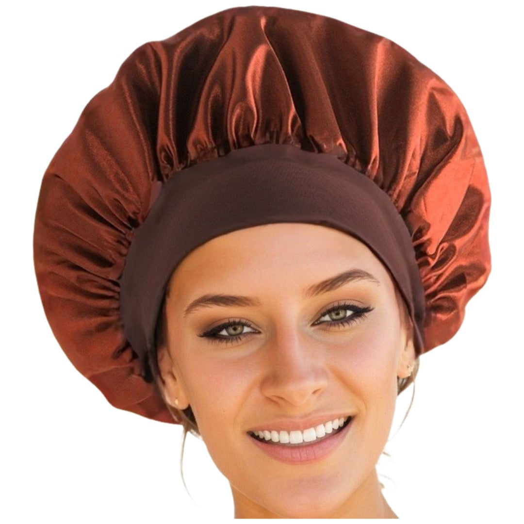 シャワーキャップ ヘアキャップ 浴用帽子 レディース バス用品 ナイトキャップ ブロンズ バリエーション画像