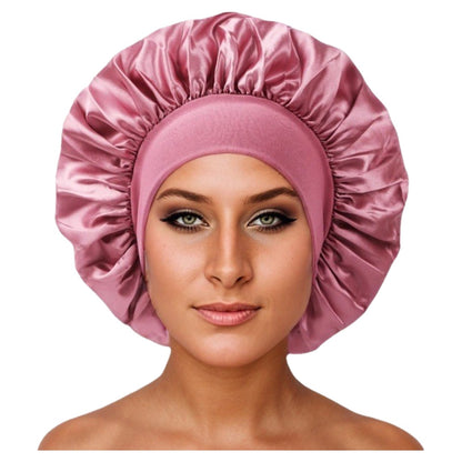 シャワーキャップ ヘアキャップ 浴用帽子 レディース バス用品 ナイトキャップ ディープアズキ バリエーション画像