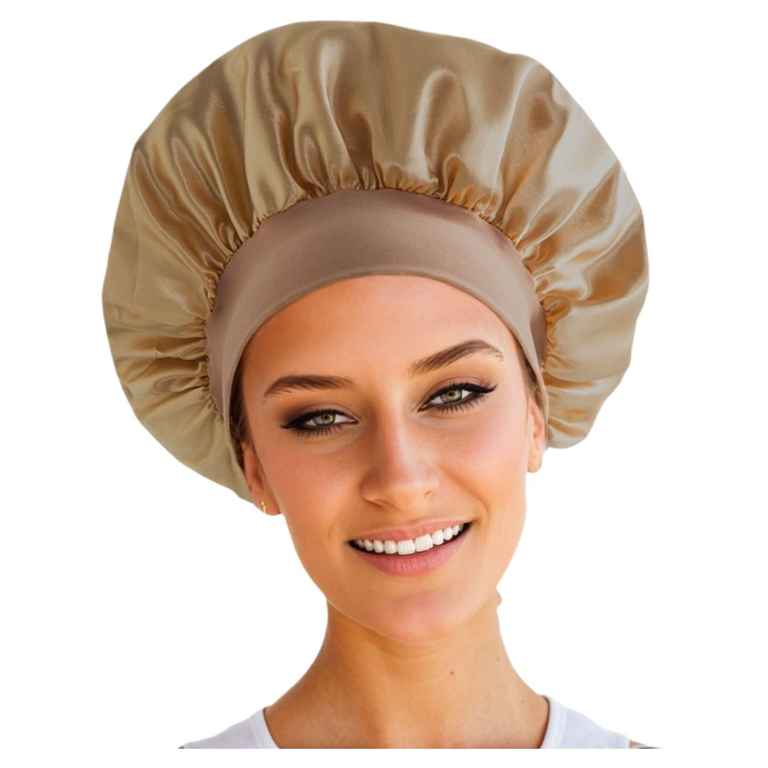 シャワーキャップ ヘアキャップ 浴用帽子 レディース バス用品 ナイトキャップ ゴールド バリエーション画像