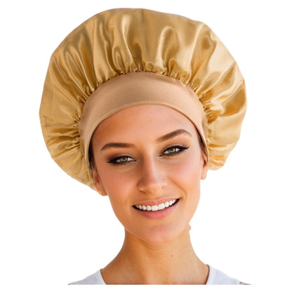 シャワーキャップ ヘアキャップ 浴用帽子 レディース バス用品 ナイトキャップ ライトゴールド バリエーション画像