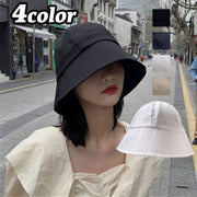 バケットハット 帽子 男女兼用 レディース 女性 メンズ 男性 ユニセックス つば広 深め 紫外線対策 日よけ 無地 単色 シンプル カジュアル