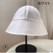 バケットハット 帽子 男女兼用 レディース 女性 メンズ 男性 ユニセックス つば広 深め 紫外線対策 日よけ 無地 単色 シンプル カジュアル