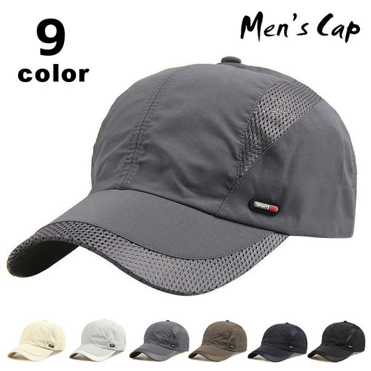 キャップ 帽子 ランニングキャップ 野球帽 メンズ 男性用 商品画像