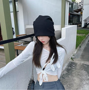 ターバンキャップ キャップ ワッチキャップ レディース 女性 婦人 帽子 ワッフル地 無地 単色 シンプル おしゃれ カジュアル 普段使い