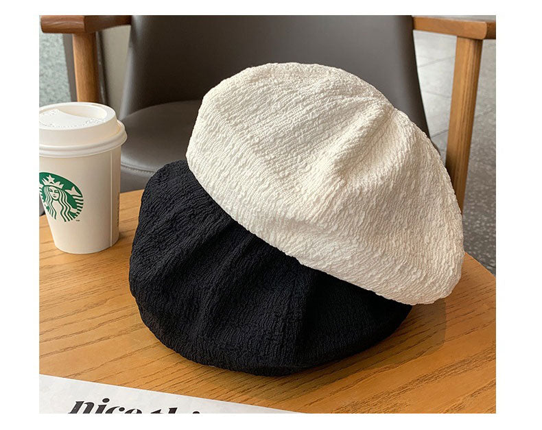 ベレー帽 帽子 レディース 女性用 薄手 凹凸 商品画像4