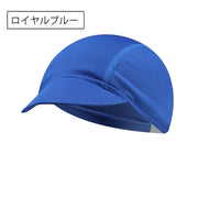 サイクルキャップ 帽子 ぼうし 男性用 メンズ 女性用 レディース 男女兼用 ユニセックス 無地 単色 自転車 アウトドア スポーツ ジョギング ランニング ハイキング サイクリング 登山 おしゃれ