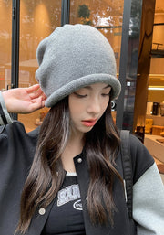 ニット帽 ニット帽子 レディース 女性用 帽子 ぼうし ヘアーキャップ シームレス 無地 単色 おしゃれ かわいい