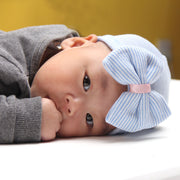ベビー帽子 ニット帽 帽子 ベビーキャップ 赤ちゃん 女の子 新生児 乳児 リボン ボーダー柄 無地 かわいい おしゃれ キュート ベビー用品 防寒 ピンク ブラック レッド はじめての帽子 保護