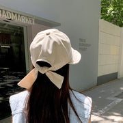 キャップ 帽子 レディース つば広 ツバ広 リボン 無地 単色 シンプル 折りたたみ ぼうし 日よけ UV対策 日焼け防止 紫外線対策 カジュアル デイリー おしゃれ かわいい アウトドア 女性用