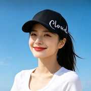 ベースボールキャップ 野球帽 レディース 女性 帽子 ファッション雑貨 ポニーテール対応 ハーフオープントップ ポニテ穴 面ファスナー マジック テープ 通気性 紫外線対策 日除け 日焼け防止 シンプル 英字 英語 カジュアル 可愛い キュート おしゃれ クール かっこいい ランニング ダンス お出かけ お散歩 通学 ビーチ