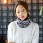 ターバンキャップ 3way レディース キャップ 帽子 女性用 ビーニー ネックウォーマー マスク スカーフ アジアン風 個性的 エスニック柄
