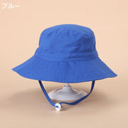 サファリハット キッズ ベビー 子供用 赤ちゃん 男の子 女の子 帽子 つば広 あご紐付き 無地 花柄 フラワー 恐竜 おしゃれ かわいい かっこいい 紫外線対策 日よけ シンプル アウトドア レジャー 旅行 お散歩 お出かけ ガールズ ボーイズ ピンク ブルー ホワイト ネイビー ベージュ 青 白