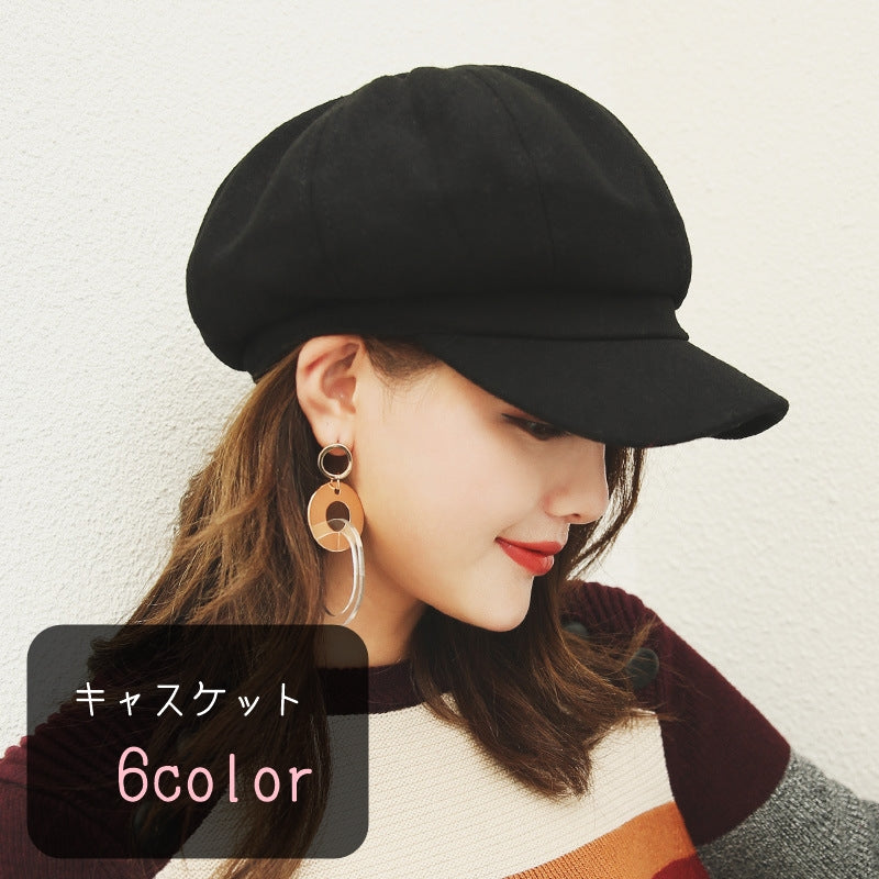 キャスケットハット キャスケット帽 レディース 女性 帽子 ぼうし 商品画像