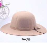 女優帽 ハット 帽子 親子お揃い 親子 お揃い セット レディース キッズ 子供 ファッション小物 かわいい エレガント シンプル 無地 プレーン
