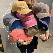 キャップ 帽子 野球帽 レディース ぼうし ベースボールキャップ ウォッシュ加工 デニム風 紫外線対策 日除け シンプル カジュアル おしゃれ かわいい