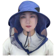 サファリハット 虫除けネット付き アドベンチャーハット 帽子 メンズ レディース 男女兼用 ぼうし 防虫ネット あご紐付き 折りたたみ 虫よけ対策 防蚊 ガーデニング 農作業 日除け 熱中症対策 紫外線対策 ジャングルハット 草刈り アウトドア