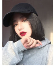 帽子ウィッグ ウィッグ付き帽子 毛付き帽子 ボブショート ボブ ストレート 面ファスナー 可愛い 小顔 日常用 キャップウィッグ 野球帽 かつら 通気性 イメチェン おしゃれ