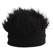 ウィッグ付きニット帽 メンズ 男性 紳士 ぼうし キャップ ヘアバンド かつら 髪の毛 ウィッグキャップ 伸縮性 コスプレ 衣装 イメチェン