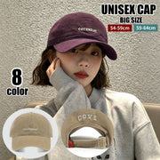 ベースボールキャップ 帽子 レディース メンズ ぼうし つば広 深め 大きいサイズ 野球帽 ウォッシュ加工 ヴィンテージ風 カジュアル 春秋 普段使い 男女兼用 小顔見せ