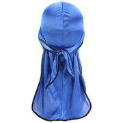 ドゥーラグ DURAG メンズ レディース 男女兼用 インナーキャップ 帽子 ぼうし ハット 黒 白 青 無地 サテン調 シンプル ヒップホップ ダンス