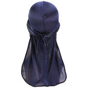 ドゥーラグ DURAG メンズ レディース 男女兼用 インナーキャップ 帽子 ぼうし ハット 黒 白 青 無地 サテン調 シンプル ヒップホップ ダンス